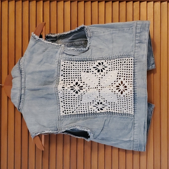 Aeropostale Jean Vest - Picture 2 of 3